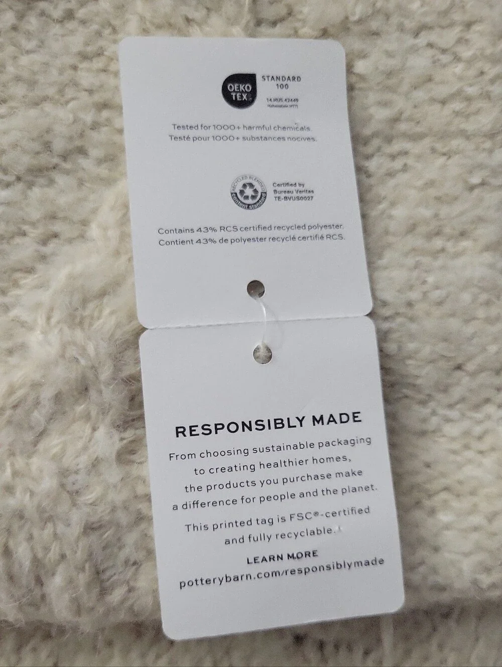 NWT POTTERY BARN DIAMOND CABLE KNIT PILLOW COVER SET OF 2  Square 20